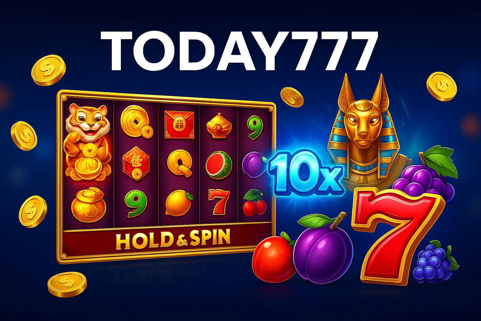 Explore o mundo das slot machines no TODAY777   Casino